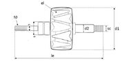 Ротор генератора AVB1637