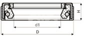 Сальник рулевой рейки HAZ0674