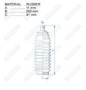 Пыльник рулевой рейки RDZ0359MG