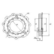 Геометрия турбокомпрессора MGT0018