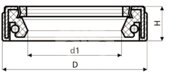 Сальник рулевой рейки HAZ0683