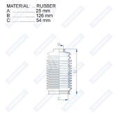 Пыльник рулевой рейки RDZ0369MG