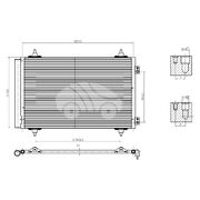 Радиатор кондиционера KRC1128