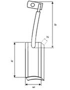 Щетки мотора отопителя KSB0012