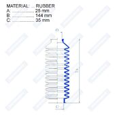 Пыльник рулевой рейки RDZ0149MG