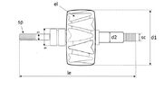 Ротор генератора AVB0527