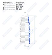 Пыльник рулевой рейки RDZ0309MG