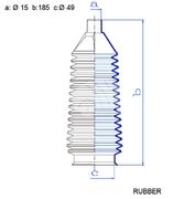 Пыльник рулевой рейки RDZ0621MG