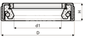 Сальник специальный HAZ0756