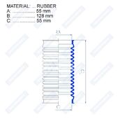 Пыльник рулевой рейки RDZ0157MG