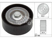Ролик обводной приводного ремня RKZ1695