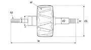 Ротор генератора AVB0251