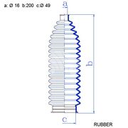 Пыльник рулевой рейки RDZ0624MG