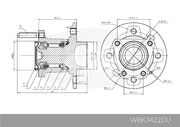 Ступица в сборе WBK3422