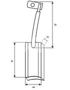 Щетки мотора отопителя KSB0106