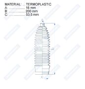 Пыльник рулевой рейки RDZ0556MG