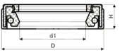 Сальник рулевой рейки HAZ1194