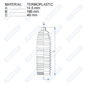 Пыльник рулевой рейки RDZ0461MG